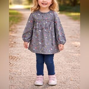 Tommy Hilfiger Kids' Blue Patterned Blouse